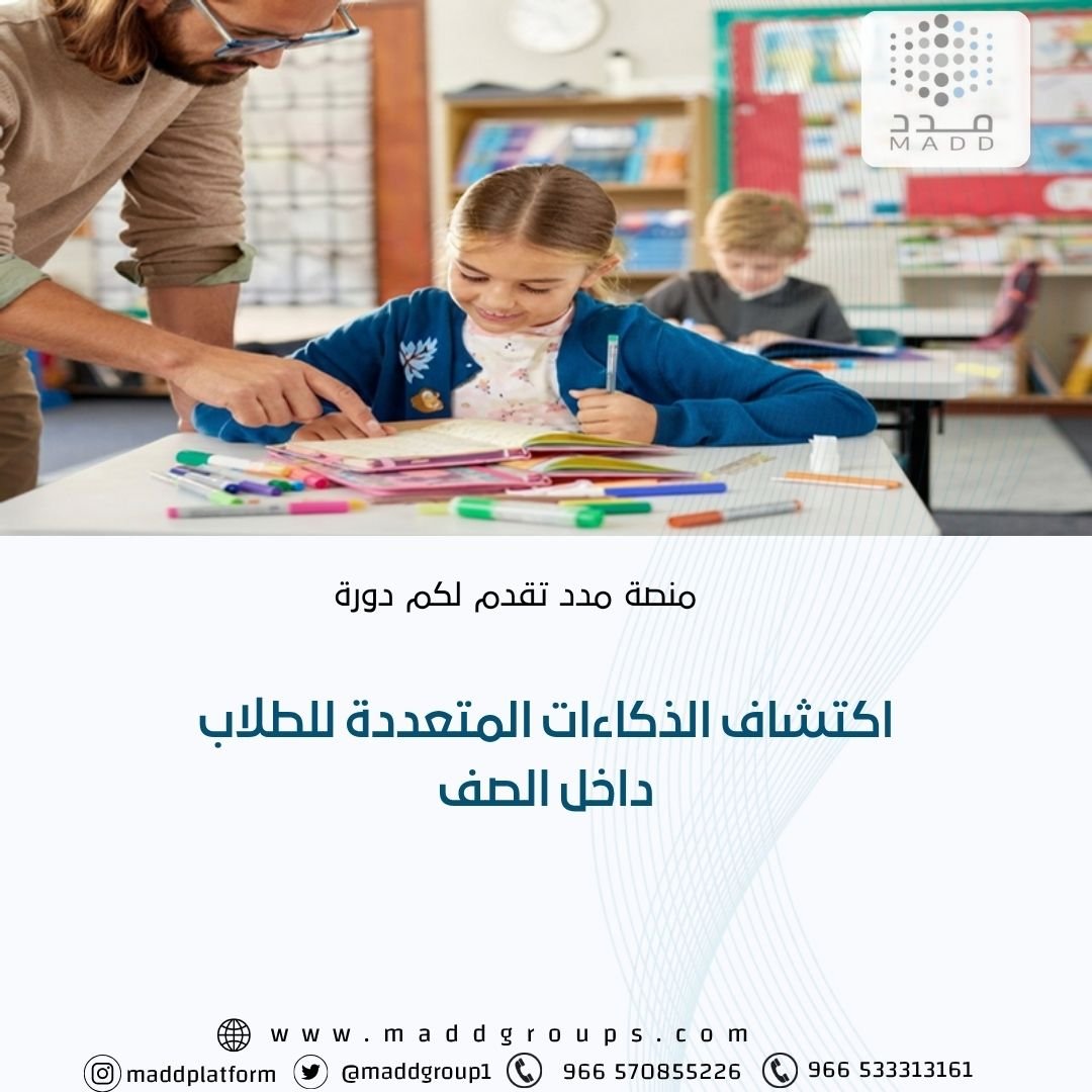 اكتشاف الذكاءات المتعددة للطلاب داخل الصف اكتشاف الذكاءات المتعددة للطلاب داخل الصف